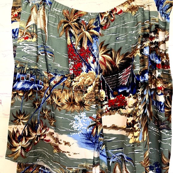 80's Short Set - Hawaiian - Top & Shorts - Chorus Line - Size Small & Medium - Picture 4 of 9